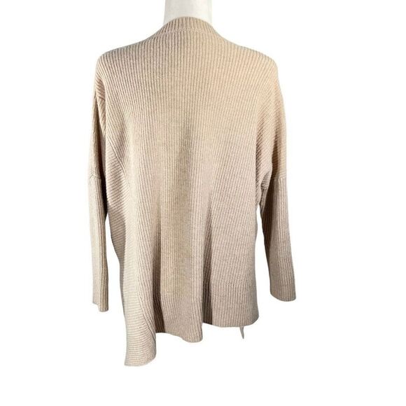 AllSaints Women's Cream Wool Able Open Shoulder Jumper Sweater Size Small - Picture 9 of 12